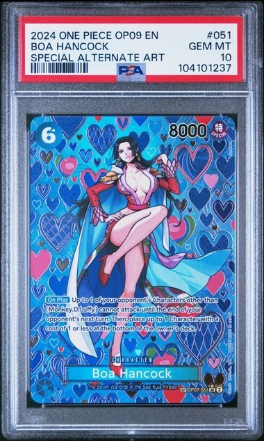 PSA 10 Boa Hancock OP07-051 OP09 SP Emperors in the New World One