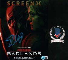 Elle Fanning Signed Autographed Predator Badlands Thia 8x10 Photo BAS COA 