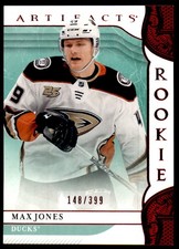 2019-20 Upper Deck Artifacts #164 Max Jones #/399 Ruby