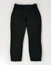Women's Spanx Black Perfect Back Seam Skinny Stretch Pull On Compression Pants M