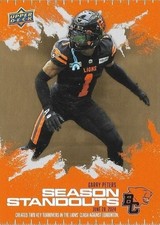 2025 Upper Deck UD CFL Pick Complete Your Set 1-100 Base Gold Parallel 🔥🏈🔥