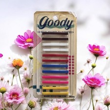 Vintage Goody Stay Tight 2  Hair Barrettes 5503 12 Sealed Multi Color 1989