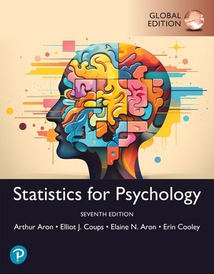 Statistics for Psychology, Global Edition by Arthur Aron Paperback Book