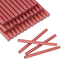 30pcs Mini Glue Stick 0.3"x3.9" High-Stick Hot Glue Gun Sticks, Glitter Red 0.23 per stick
