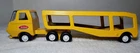 VTG Tiny Tonka Car Carrier Transporter 9.25" Yellow Pressed Steel Mound Minn.