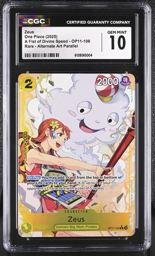 Zeus (Alternate Art) graded CGC 10 for sale on eBay