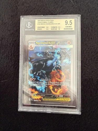 Pokémon TCG Charizard 125/094 Beckett 9.5