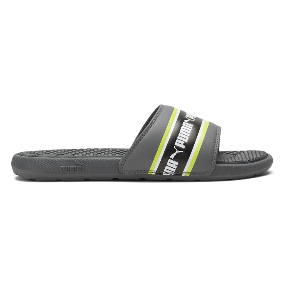 Sandali casual PUMA Cool Cat Stripe Repeat Slide giovani ragazzi taglia 5 M 38591405