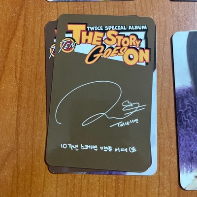 NAYEON TWICE 4 Photocard SET Album [ The Story Goes On ] Official