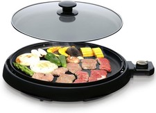 IRIS OHYAMA Hot plate round IHP-C320-B new jp