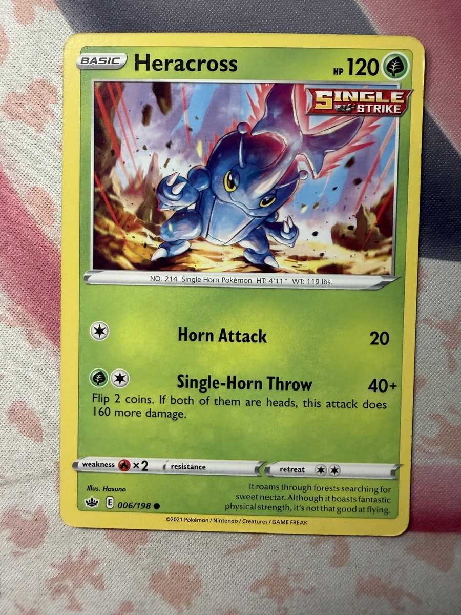 pokemon card heracross Heracross - 11/147 - Burning Shadows