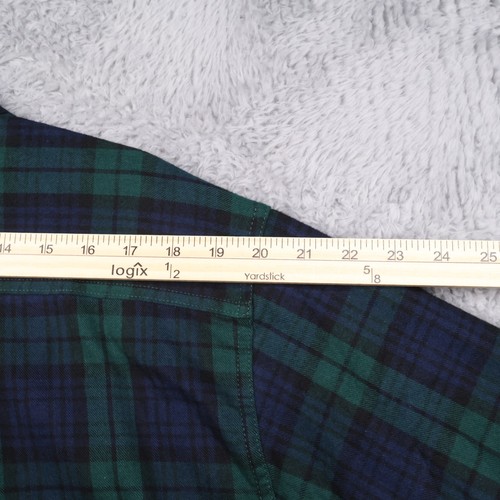 LL Bean Scotch kariertes Flanellhemd Herren L HOCH schwarz Uhr Knopfleiste neu mit Etikett - Bild 14 von 16