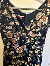 Joe Browns floral Curvy Bodycon Dress Size 10