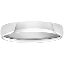 High Polished Wedding Band 950 Platinum