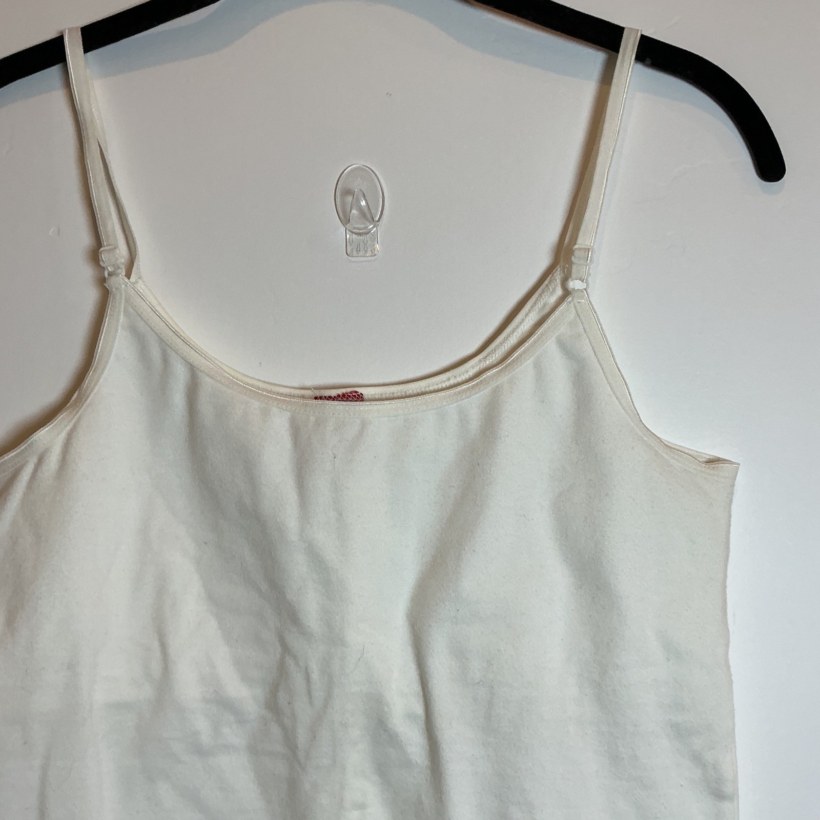 Esprit Basic Cream Cotton Spaghetti Strap Camisol… - image 2
