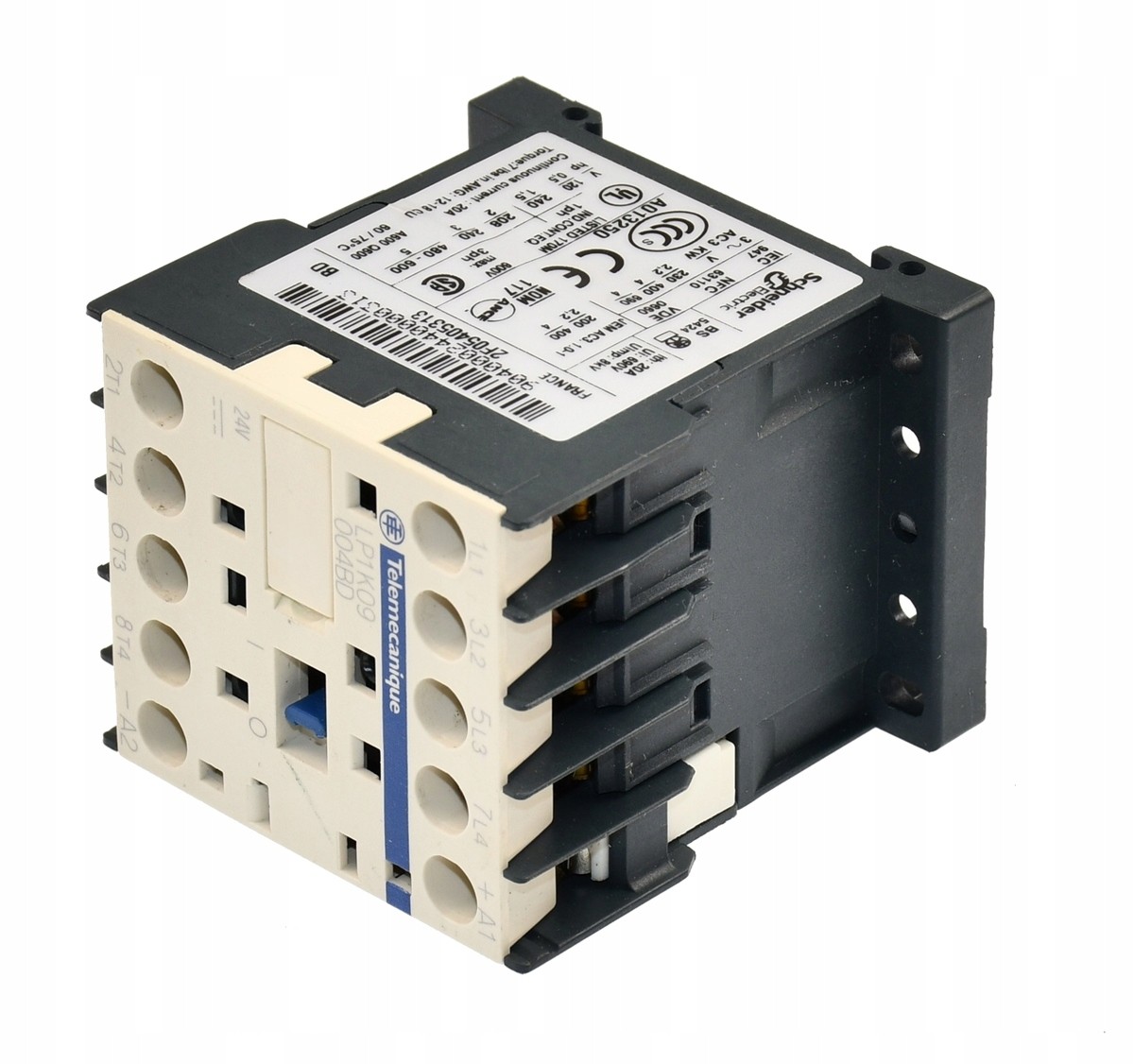 LP1K09004BD 4-Pole Contactor DC24V 4kW Used
