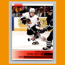 Tuomo Ruutu #62 2004-05 Pacific Red Chicago Blackhawks Hockey Card NHL