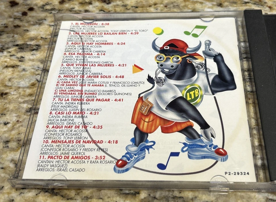 LOS TOROS BAND...LO BAILAN BIEN CD EL MUJERON РЕДКАЯ - Изображение 2 из 4