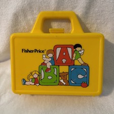 Fisher Price Lunch box ABC Pretend Play Plastic 1979 Vintage No Thermos