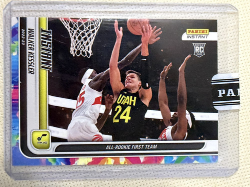 2022-23 NBA Panini Instant WALKER KESSLER Versicolor SSP 3/5 Rookie RC #334