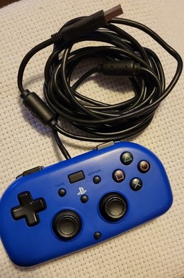 Hori Mini Wired Gamepad for PlayStation 4 PS4 - Blue PS4-100U USB Controller