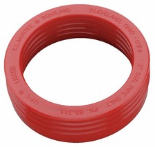 Sello de lavabo de servicio de fregona MUSTEE 65 3" sello de drenaje de goma para PVC/hierro sin cubo