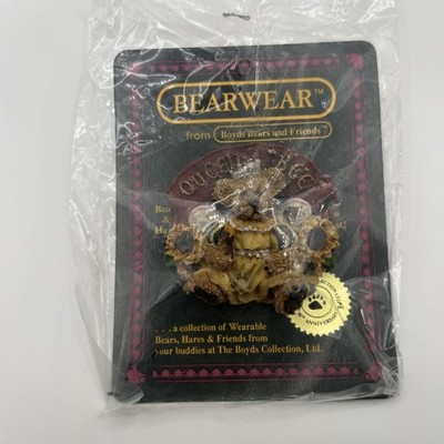 Vintage Bearwear Boyd's Queen Bee #01999-72 Pin Pinback Button Brooch SEALED