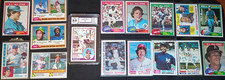 Lot (16) of 1981, '82, '84 Topps Baseball & 1983 Topps Reggie Jackson Graded 8!
