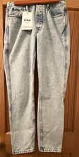 S zane Women  s Light Wash Straight Jeans Slim Fit High Rise 5-Pocket 29