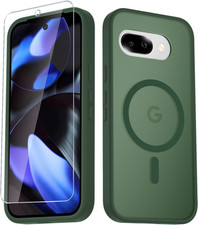 LATVIN Phone Cover for Google Pixel 9A Case with 1 Screen Protector, Compatibl
