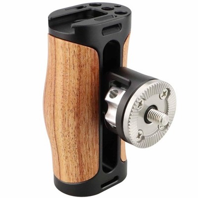 Mini Rosette Handle Side Handgrip with ARRI Rosette M6 Screw & Cold Shoe, for...