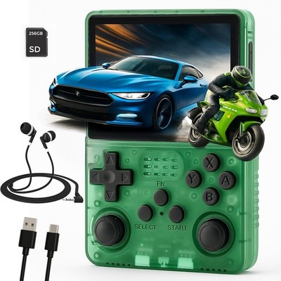 R36S R40S PRO Handheld Video Game Console 30000 Games 3.5 Inch Screen