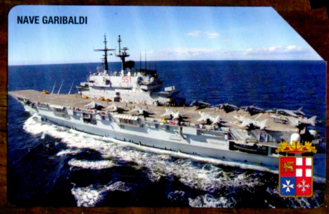 G 2145 647 C&C 4269 SCHEDA TELEFONICA USATA NAVE GARIBALDI