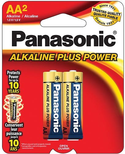 Батарейки Panasonic Alkaline Plus Power AA | Долговечные, герметичные, рассчитанные на 10 лет