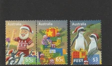 Australia 2025: Merry Christmas - Design set by 3 Stamps. Mint Never Hinged.