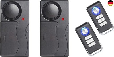 Lancoon 2 Packungen Diebstahlwarnanlage, 110 dB Laute Empfindlichkeit,