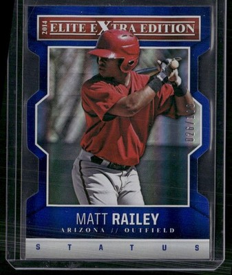 2014 Panini Elite Extra Edition #59 Matt Railey Status Blue #/100