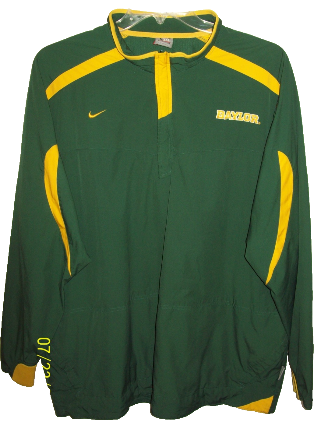 SACAI X NIKE NIKE TEAM Maglione Uomo BAYLOR UNIVERSITY 1 4 Zip TG 3XL Giacca Verde STORM (N1