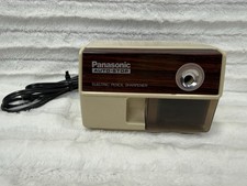 Vintage Panasonic AUTO-STOP Electric Pencil Sharpener KP-110 Made in Japan