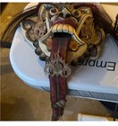 Vintage Hand-Carved Balinese Barong Wooden Mask – Hand Painted with Real Hair — photo 6