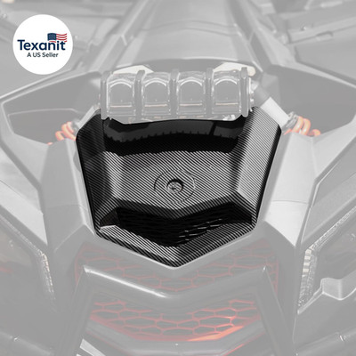 Carbon Fiber Pattern Turbo Hood Scoop for Can-Am Maverick X3 XDS XRS MAX Turbo R