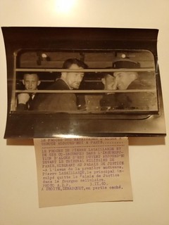 1960 PARIS Proces COMPLOT D'ALGER Pierre LAGAILLARDE sort de prison 3 Nov 1960