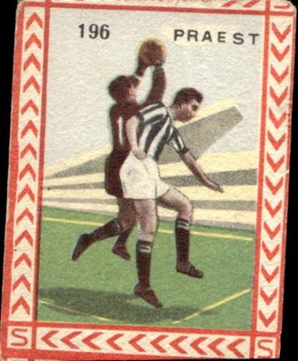 1950 Bea Sport Award Footballers Figure # 196 PRAEST