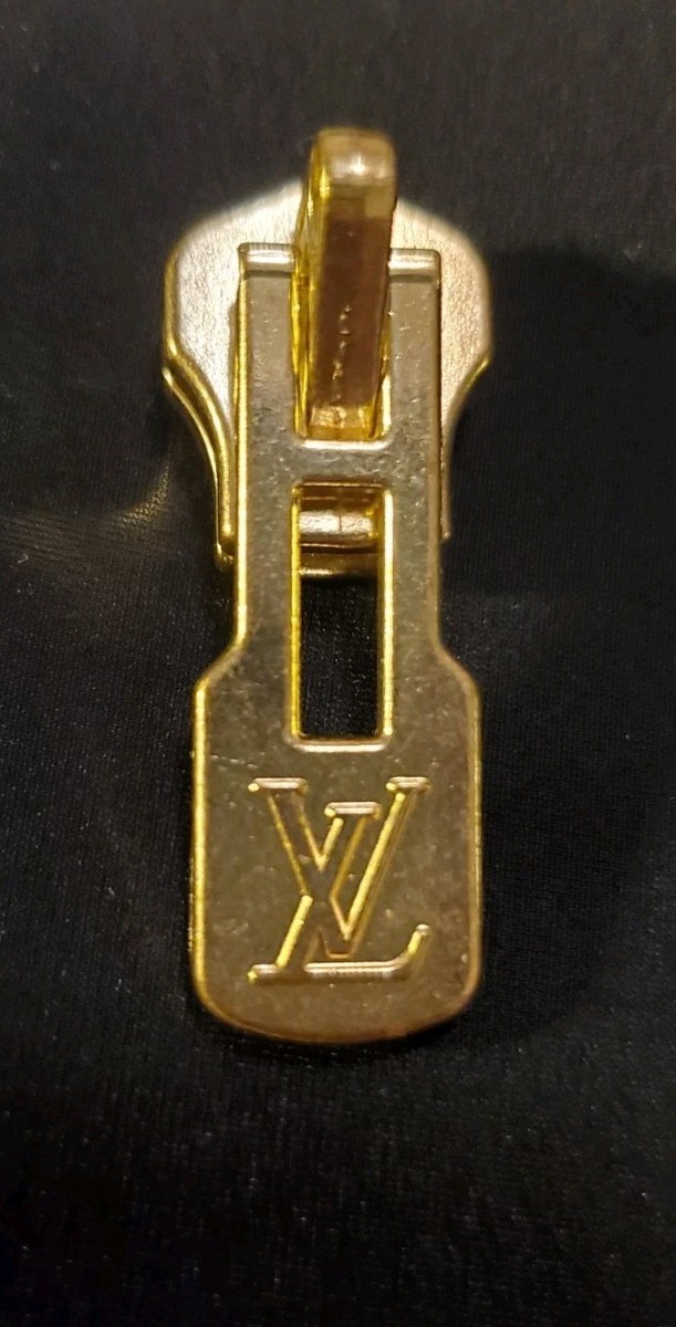 RARE #8 Metal Zipper Louis Vuitton Gold repair Luggage slider head