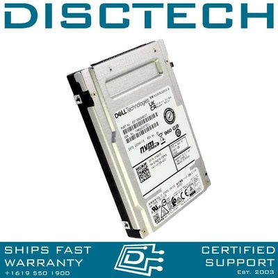 Dell YNGYD Kioxia KCD8XRUG960G CD8-R Series 960GB 2.5" TLC PCIe 4.0 NVMe U.2 SSD