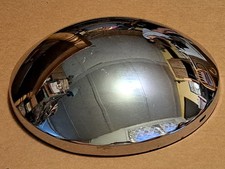 10.5 Chromed Wheel Baby Moon Hubcap Chrome Plated Steel Hub Cap Great Condition