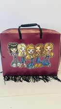 Bratz 2002 Doll Zip Travel Bag Carrying Case With Fringe On Bottom