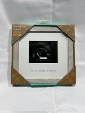Kate Milo Rustic Sonogram Picture Frame, Love At First Sight Baby Keepsake