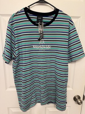 HUF Eldoris Striped Knitted Mens T-Shirt NWT Size XL NEW