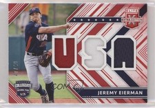 2018 Panini Elite Extra Edition USA Materials Red 47/49 Jeremy Eierman hg6